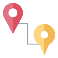 Location pins icon